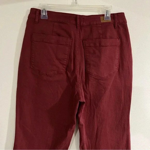 Judy Blue Denim Pants Women’s 11/30 Garment Dyed Burgundy Jeans Casual fun color - Picture 10 of 10